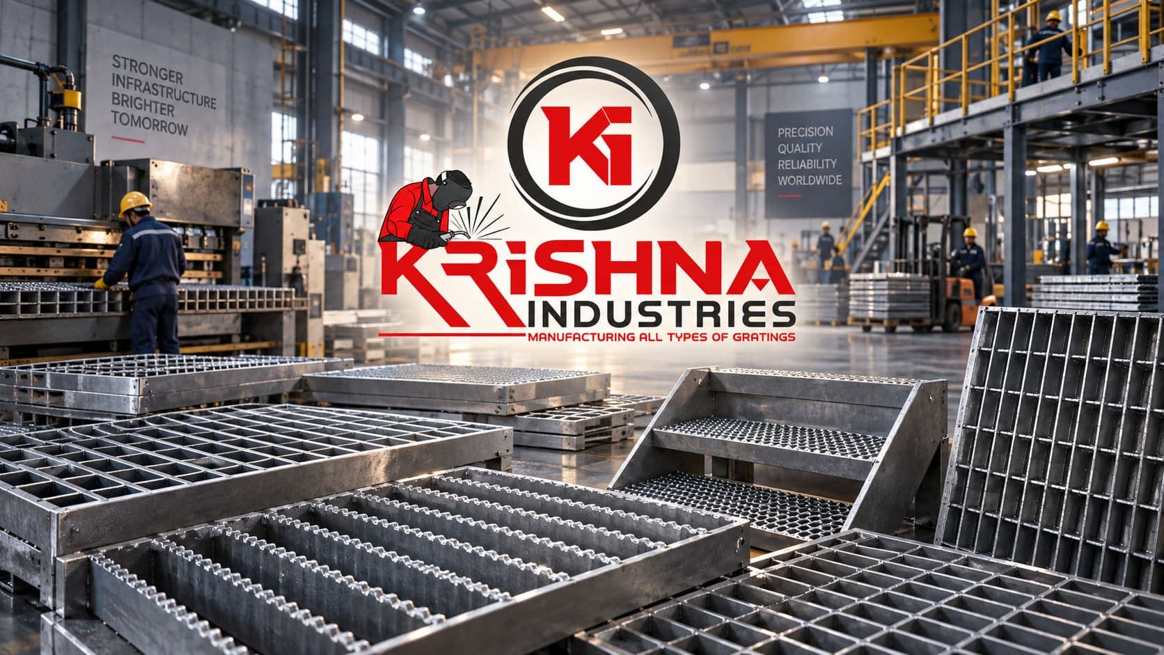 Krishna Industries industrial grating manufacturing